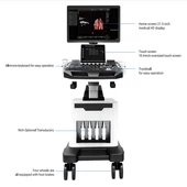 YJ-T30 medicininių ultragarsinių instrumentų vežimėlis ultragarsinės diagnostikos sistemos aparatas